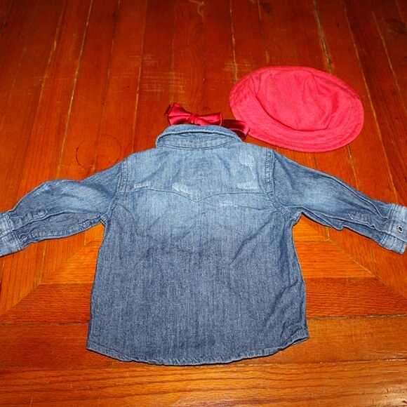 Baby Boy Outfit Bundle - 3-6 Months - Disney, Jean Jacket, Bear Theme - 8 Piece - Picture 9 of 14